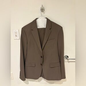 Zara Slim Fit Brown/Taupe Suit (jacket and pants)